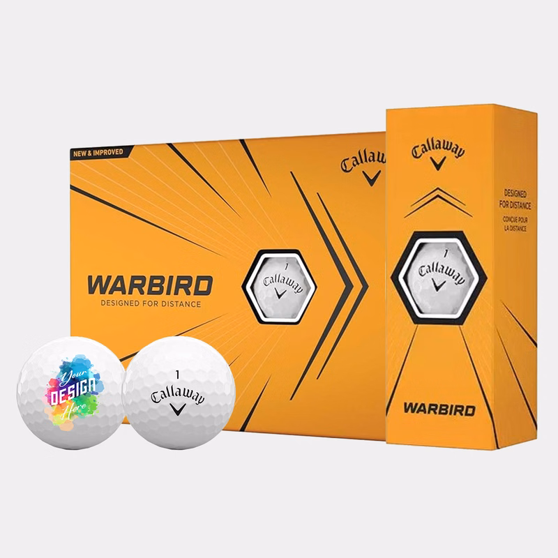 Callaway® 12 Pack Warbird Golf Balls with Custom Imprints