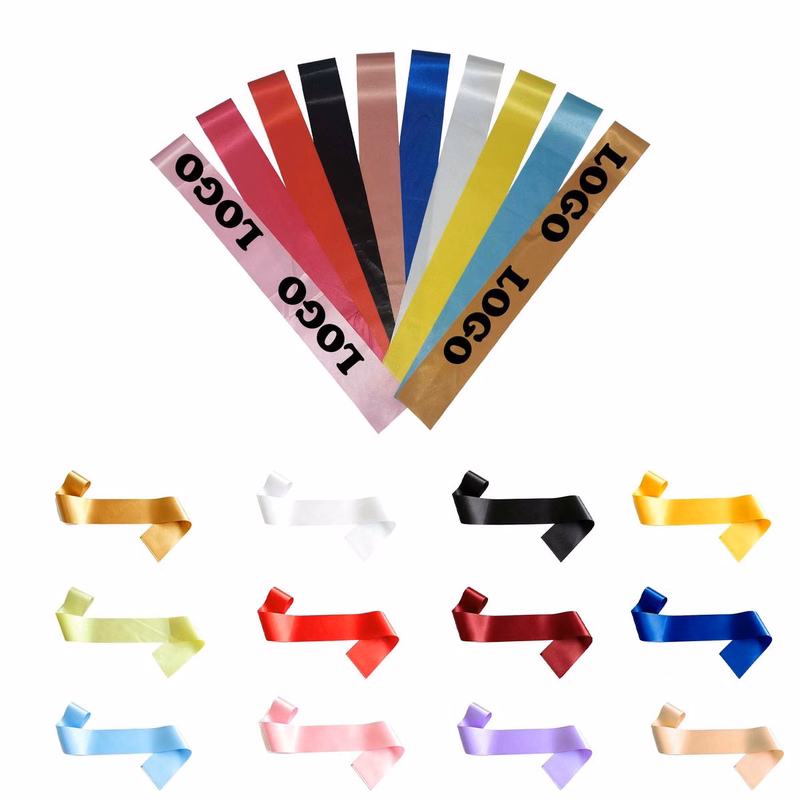 MOQ 50 Piece Satin Sash For Ceremonies