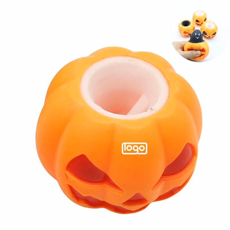 TPR Halloween Spooky Pumpkin Stress Reliever Toys