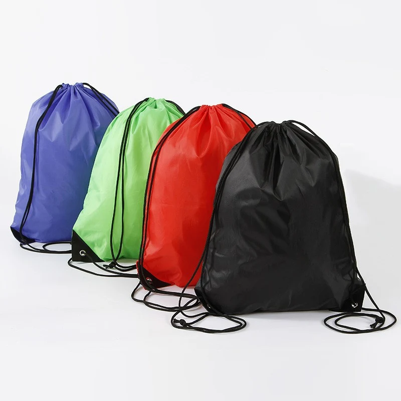 Drawstring Bag With Front Pocket 1