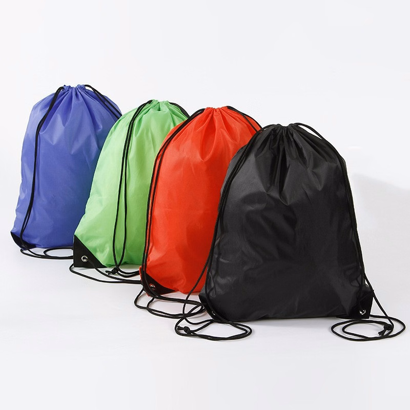 Drawstring Bag With Front Pocket