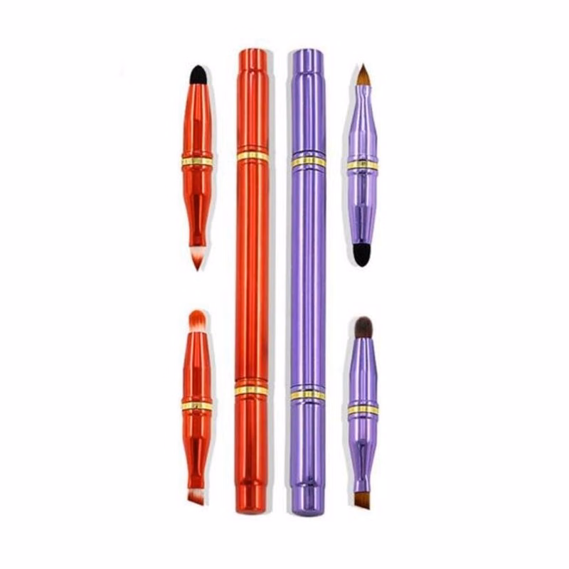 Retractable Lip And Eyebrow Brush