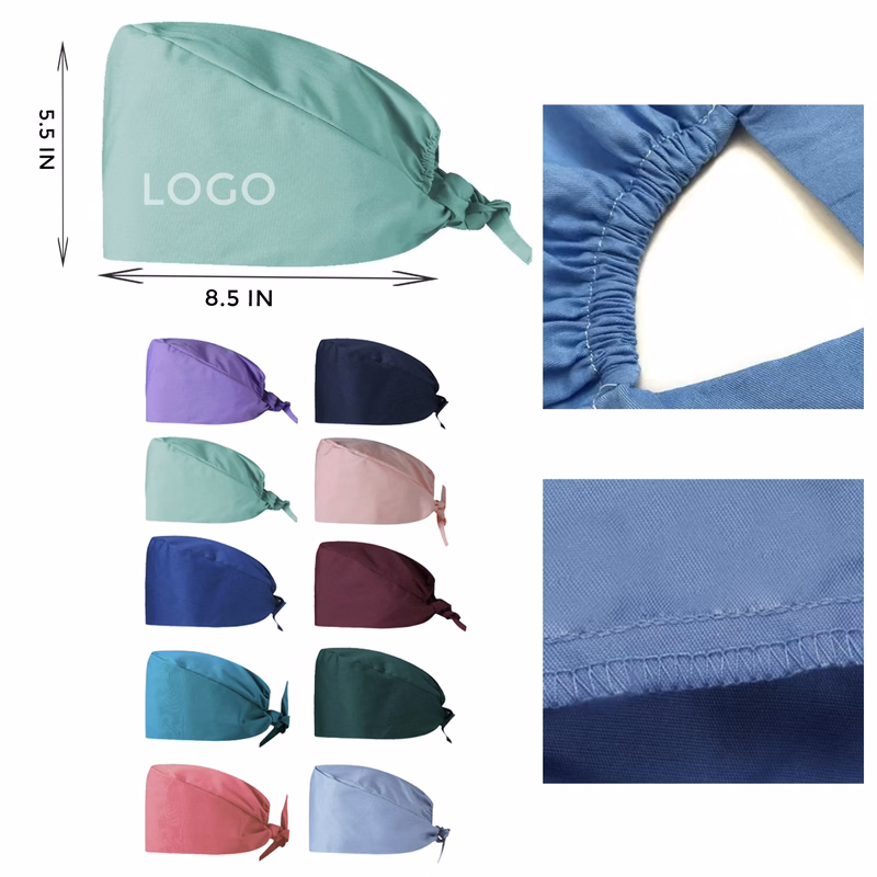 MOQ 10 PCS Comfortable Pure Cotton Nurse Cap