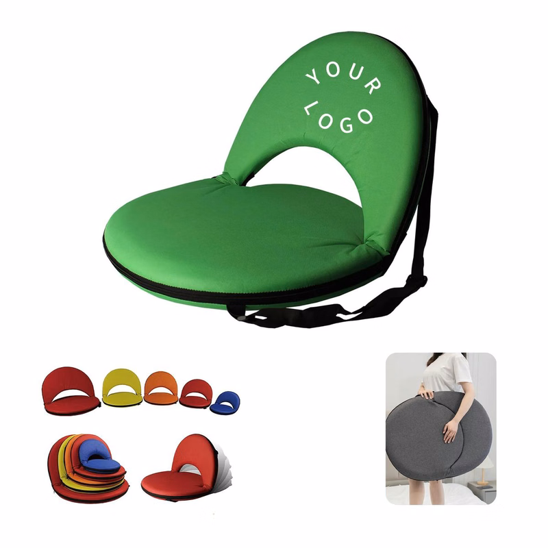 Water Resistant Cushion Seat with Foldable Backrest
