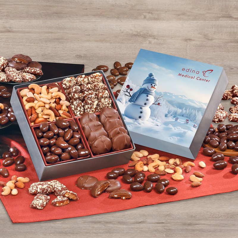 Signature Assortment with Blue Snowman Sleeve