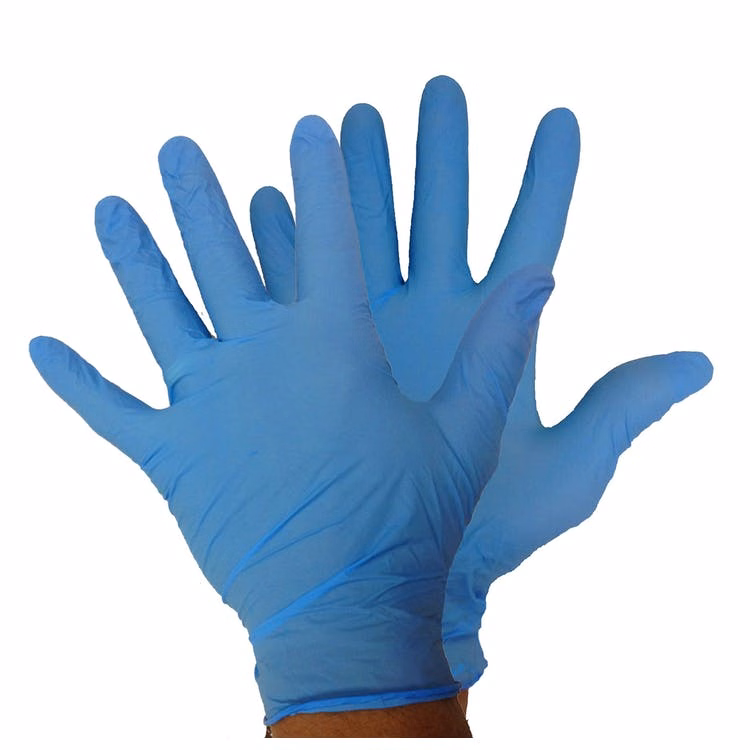 Nitrile Examination Gloves - Blue XL