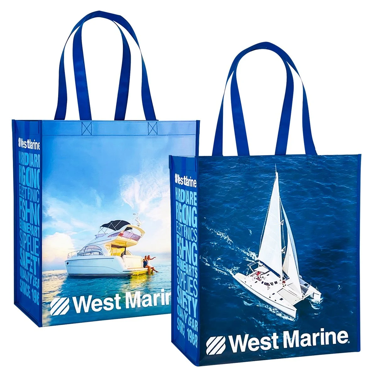 Custom 135g Laminated Non-Woven PP Tote Bag 13"x15"x8" 1