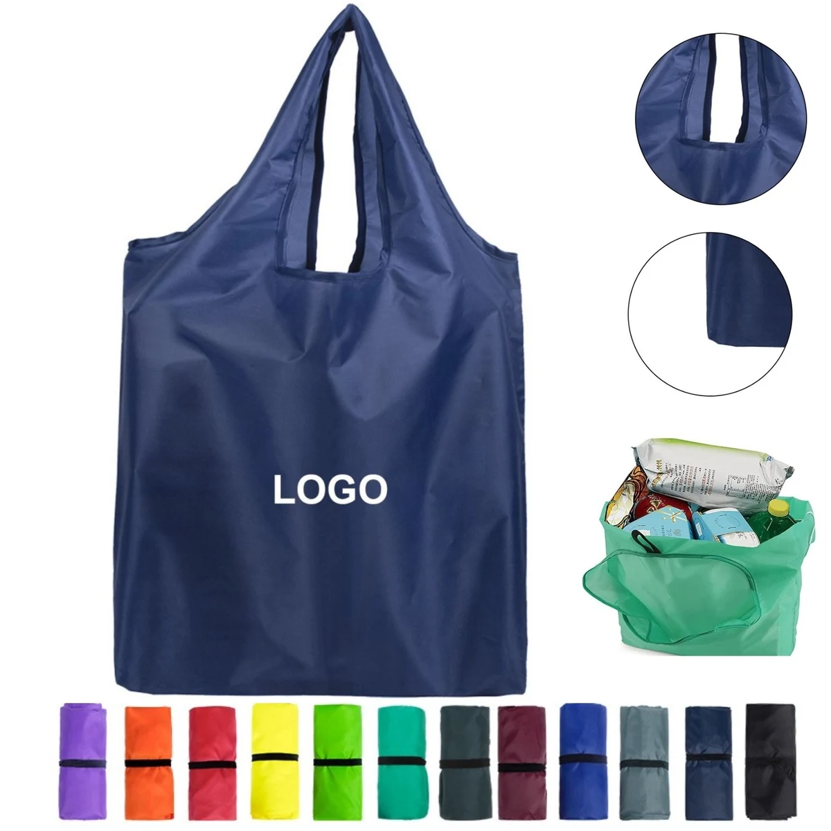 Foldable Ripstop Grocery Shopping Bag 1