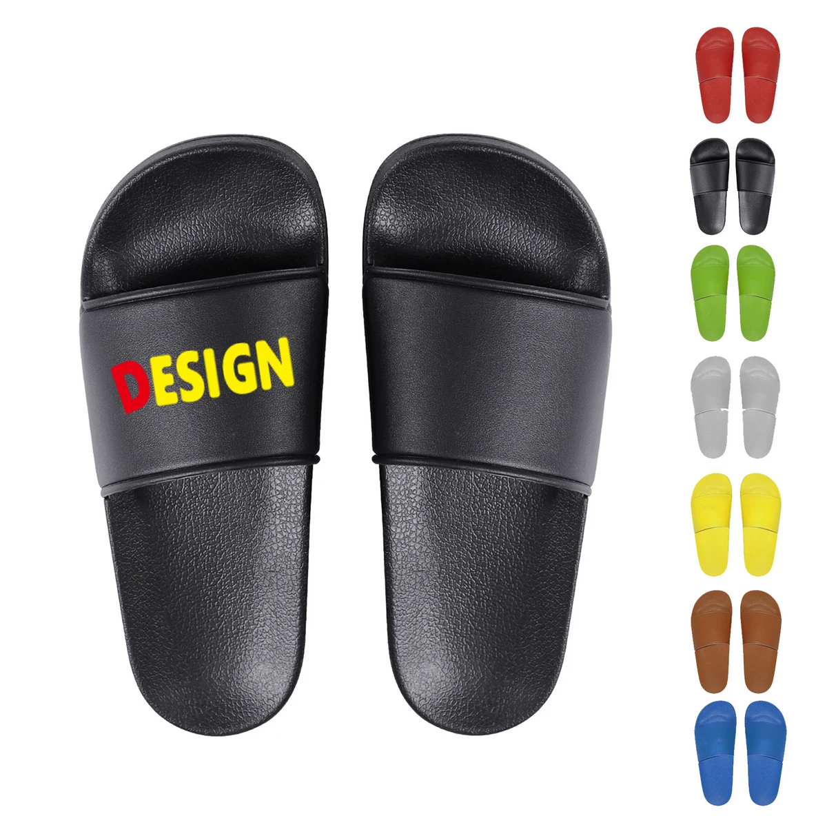 Monogrammed Summer Slide Sandals 1