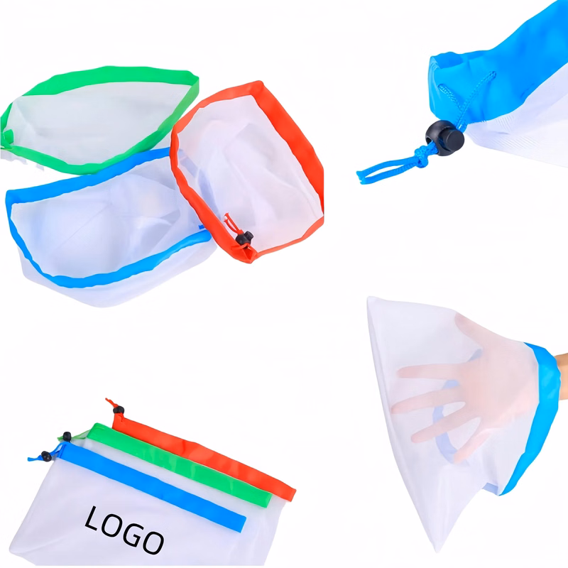 Fruit And Vegetable Drawstring Mesh Bag