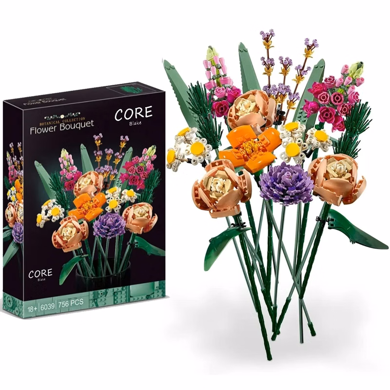 Botanical Collection Flower Bouquet Building Set