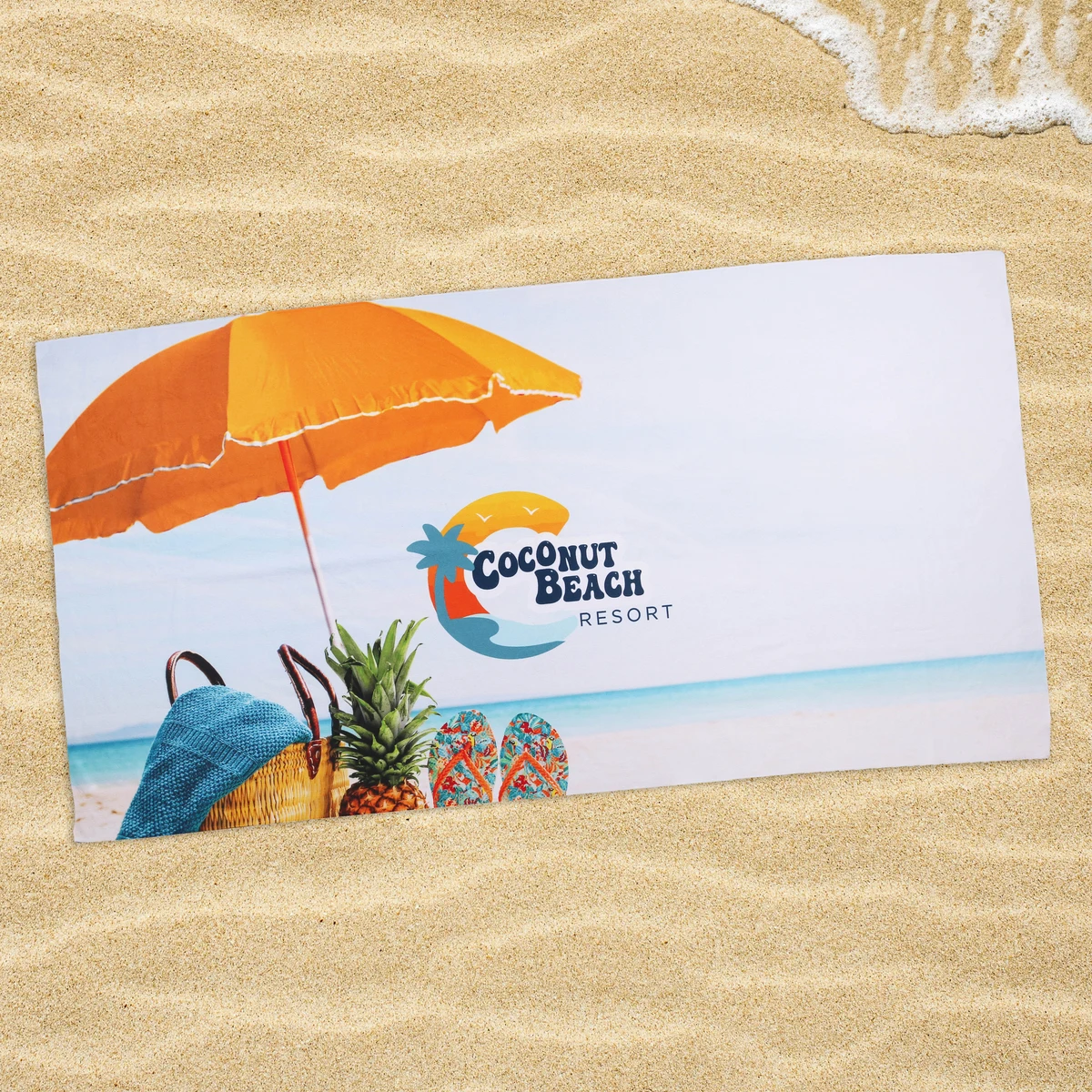 Sublimated RPET Beach Towel 1