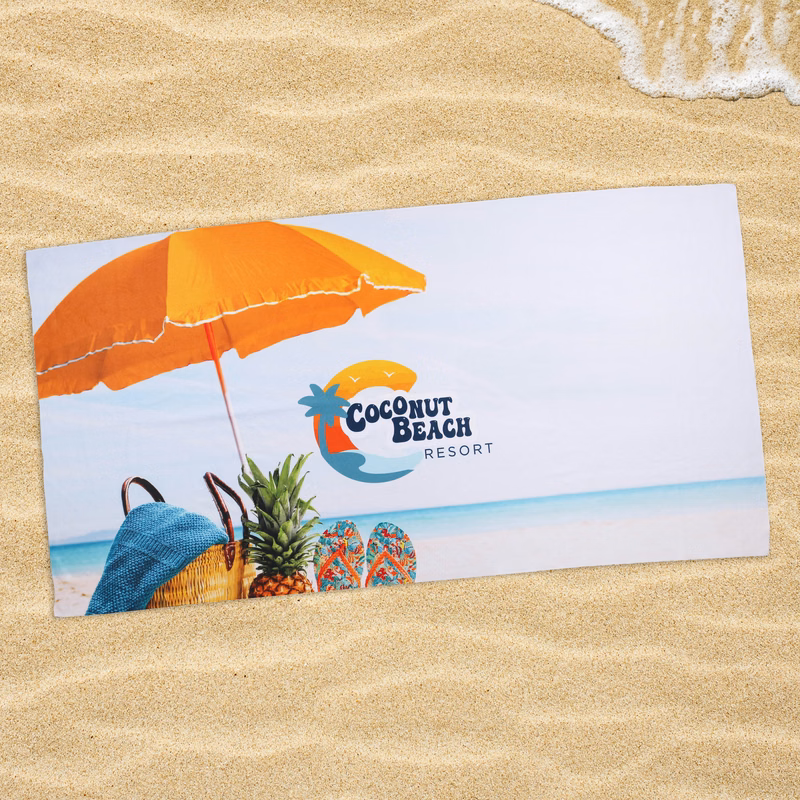 Sublimated RPET Beach Towel