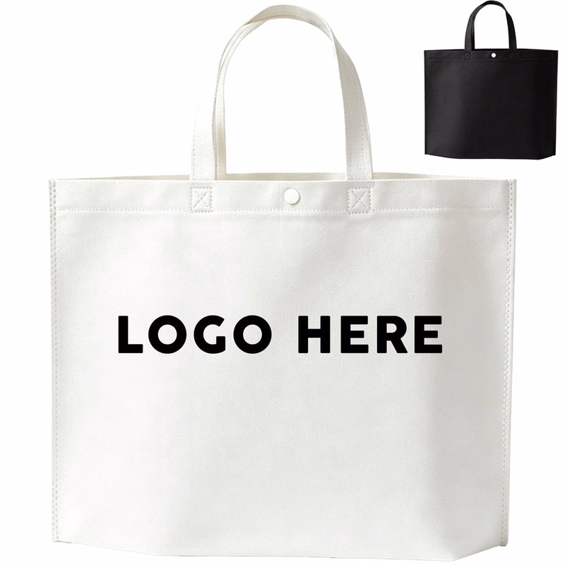 Spacious Tote Bag Made of Thick Non?Woven Material Sized 16.5*12.6*3.9 Inches