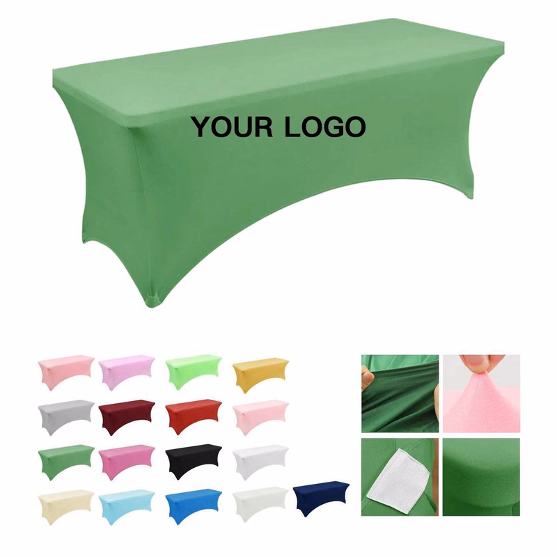 6FT Stretch Tablecloth for Rectangular Event Tables