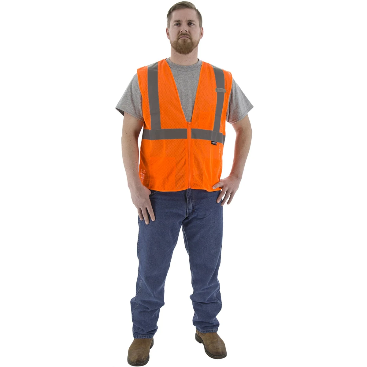 Majestic Hi-Viz Mesh Vest, ANSI 2 1