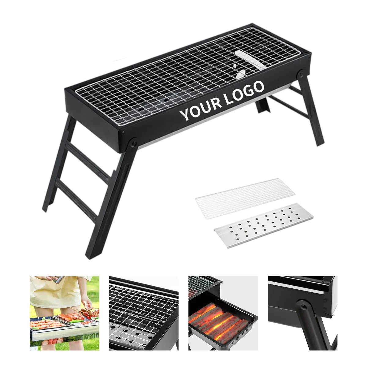 Folding Charcoal Grill 1