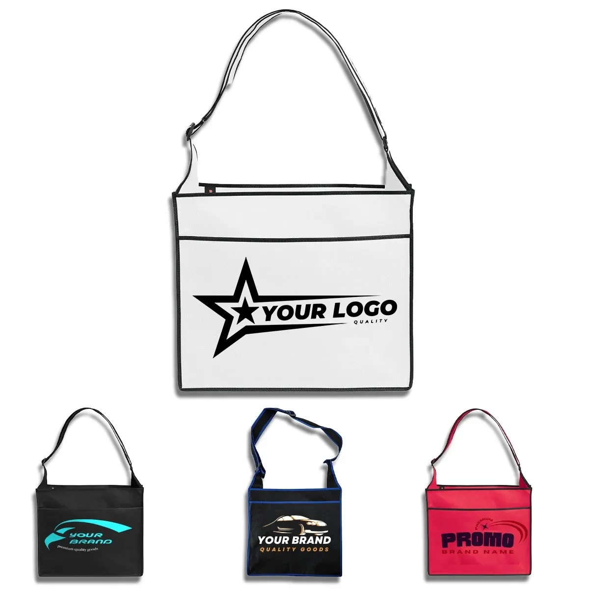 Customized Non-Woven Shoulder Crossbody Bag Hand Backpack 1