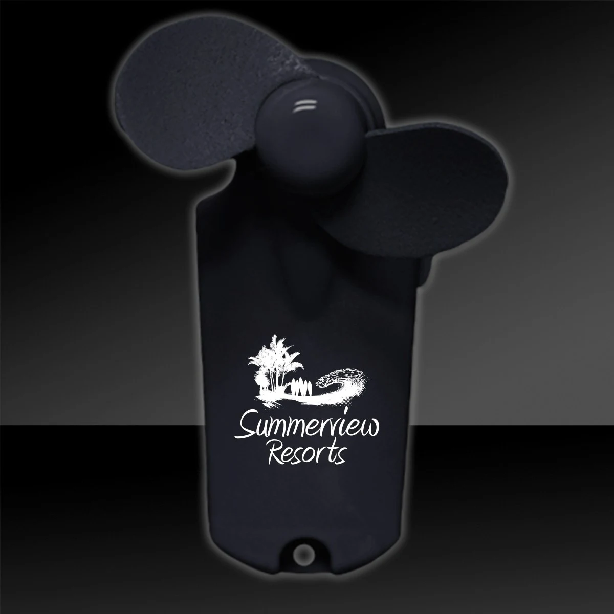 Black 3 3/4" Handheld Mini Fans 1