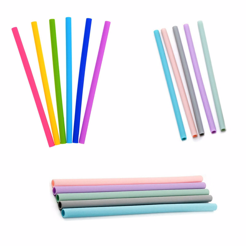 Reusable Silicone Drinking Straws