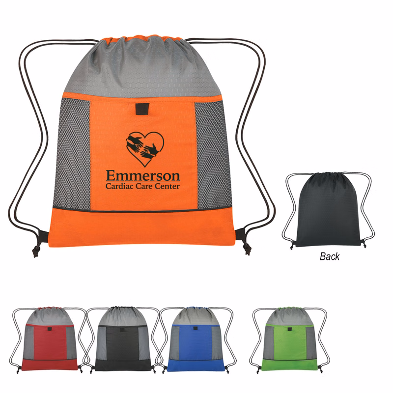 Honeycomb Ripstop Drawstring Bag