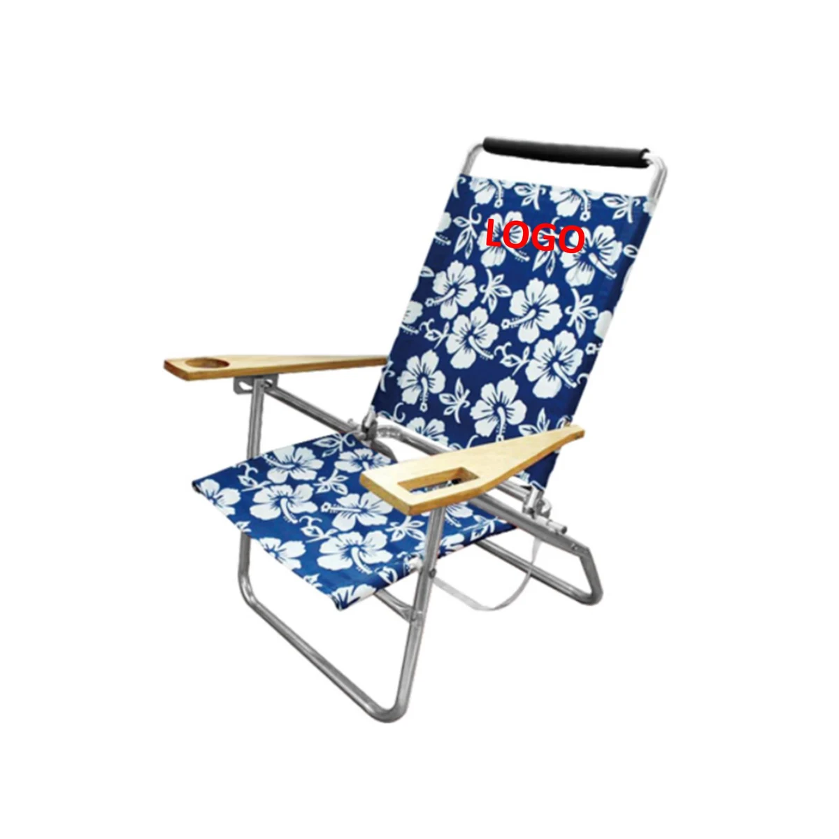 Metal Frame Folding Beach Armchair 1