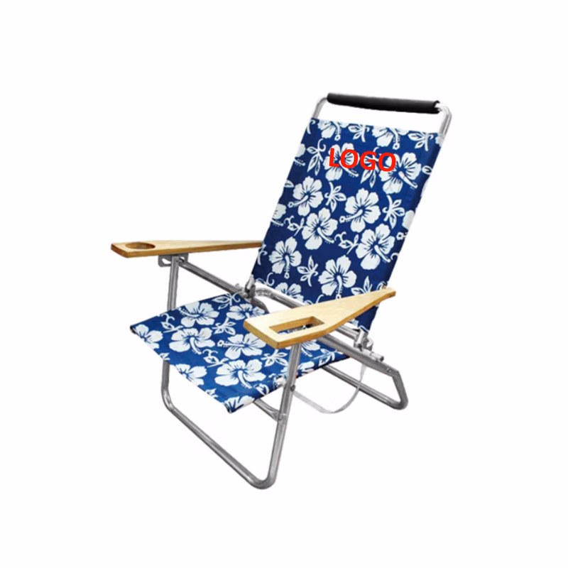 Metal Frame Folding Beach Armchair