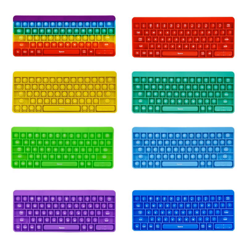 Keyboard Push Pop Fidget Toy