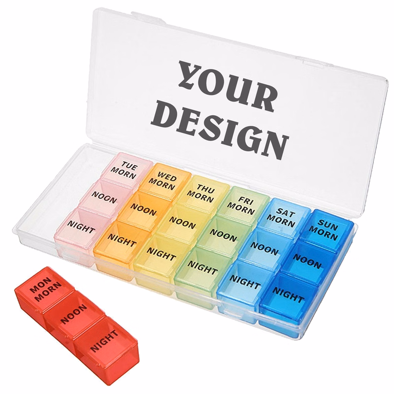Rainbow Color Pill Case