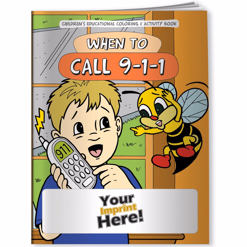 Coloring Book - When to Call 9-1-1