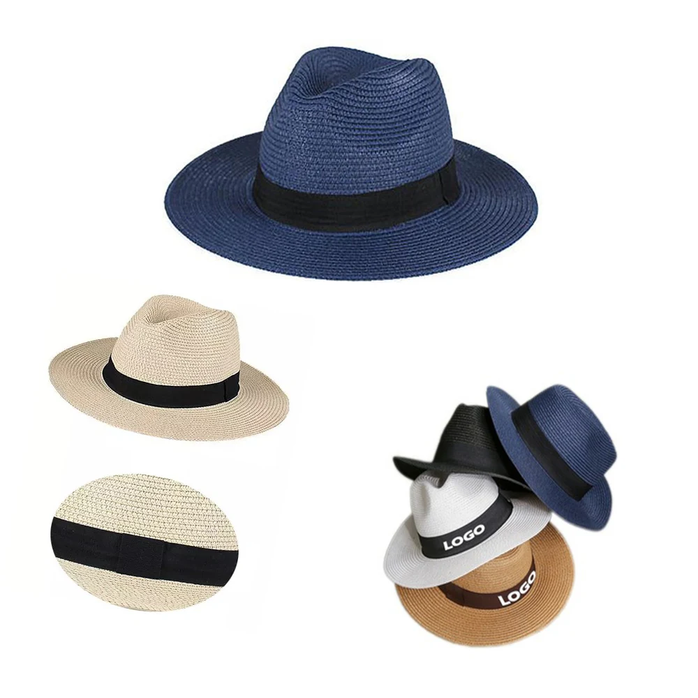 Paper Straw Summer Beach Sun Hat 1