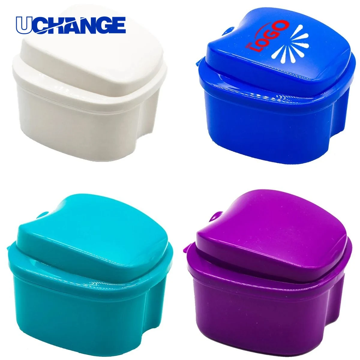 Denture Bath Case Cup Storage Holder 1