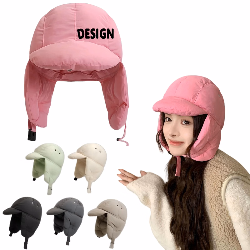 Warm Windproof Ear Flap Hat For Outdoor Sports