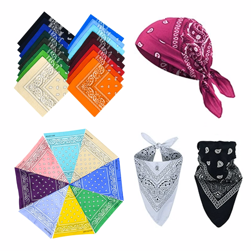 Custom Cotton Bandana Head Scarf
