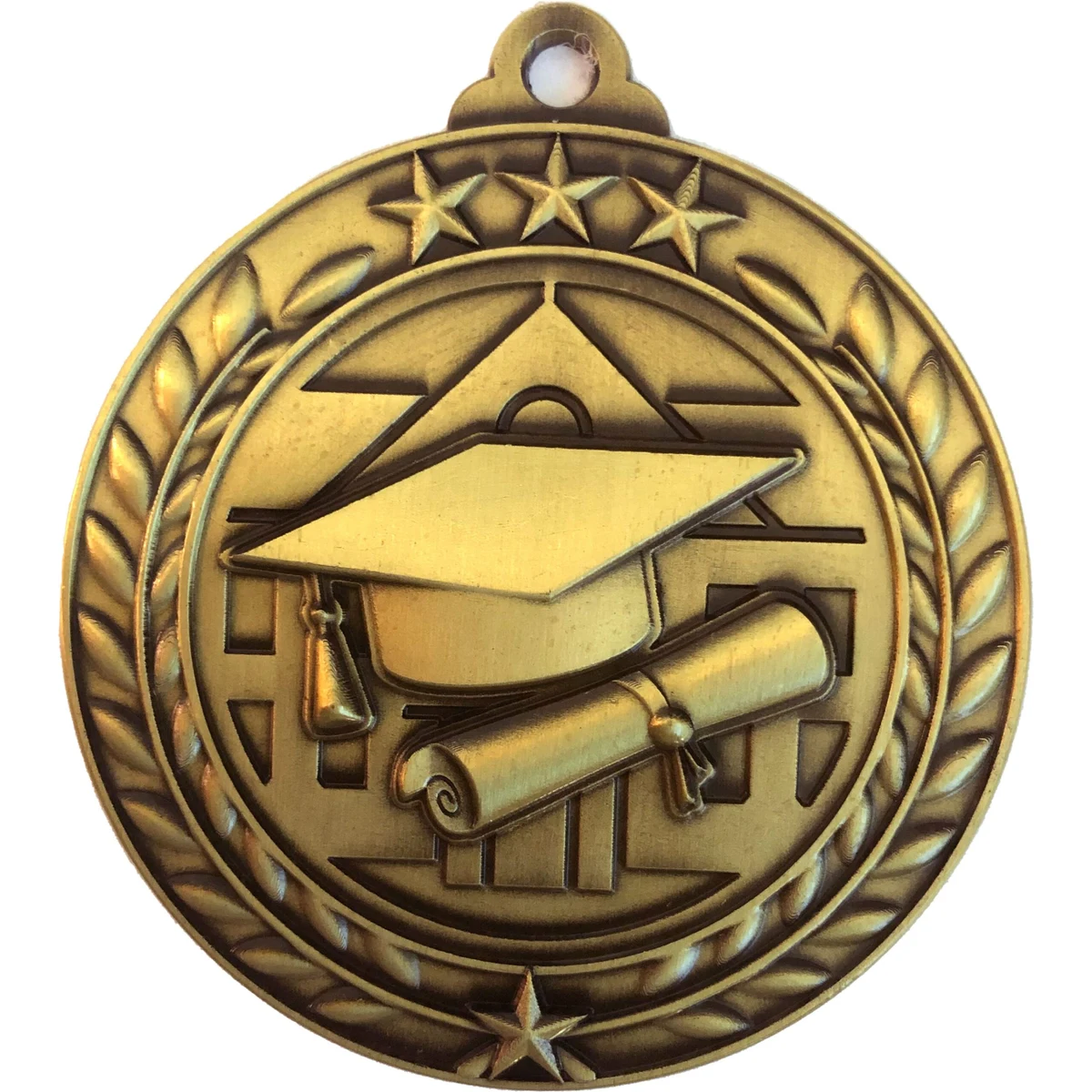 Graduate Wreath Award Medallion (2-3/4") 1