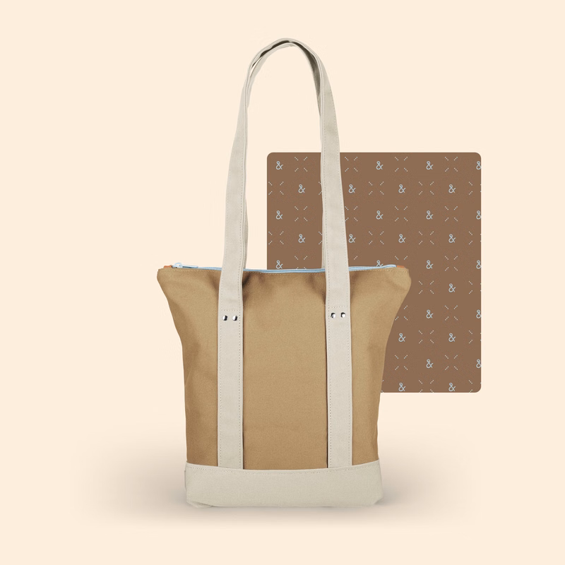 CITY CUT & SEW TOTE BAG