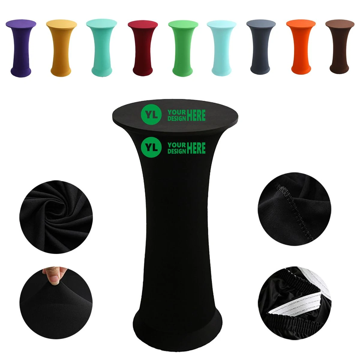 Elastic Round Bar Table Cover 1