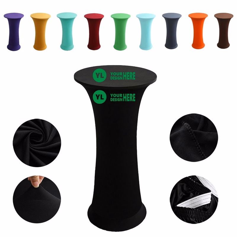 Elastic Round Bar Table Cover