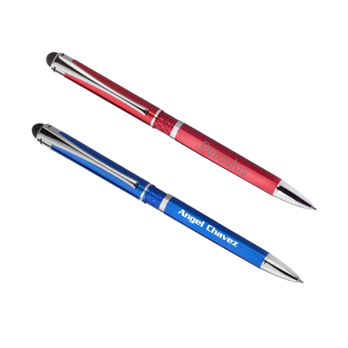 Elegant Diamond Cut Metal Stylus Pens 1