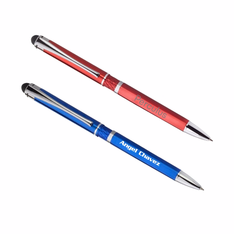 Elegant Diamond Cut Metal Stylus Pens