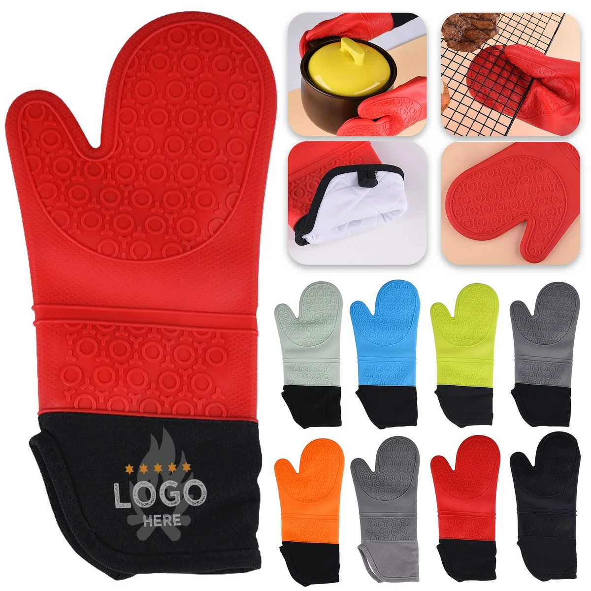 Oven Mitts Gloves 1