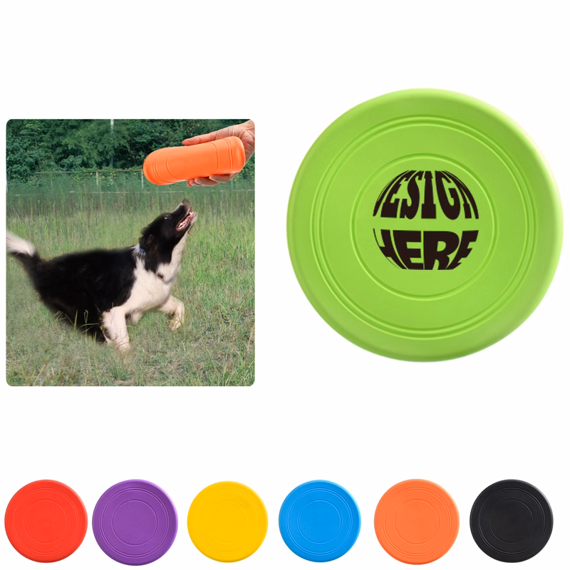 MOQ100 Non-Slip Design Pet flying disc Customized logo