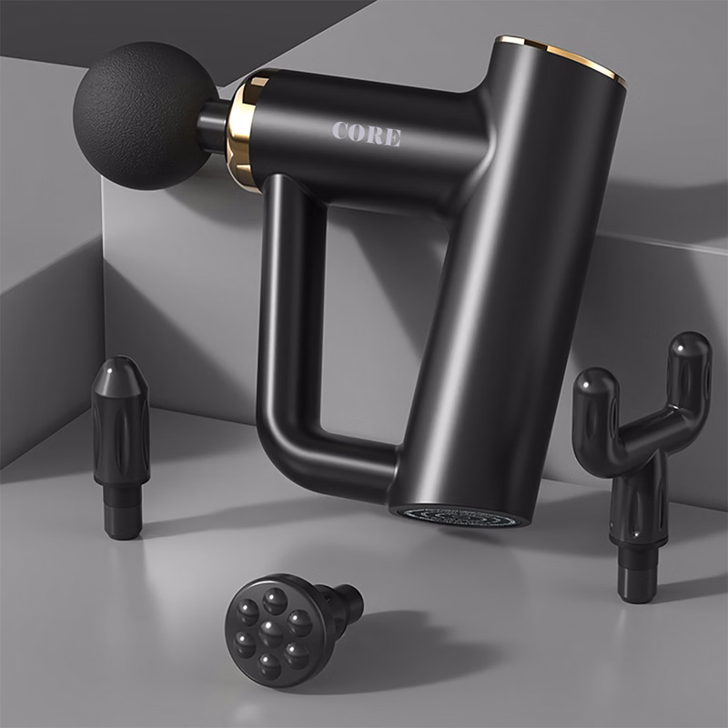 Fascia Gun Muscle Massager With 4 Heads
