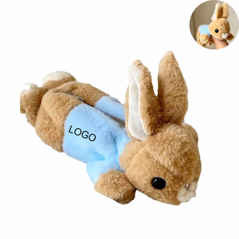 Cute Plush Rabbit Pencil Pouch