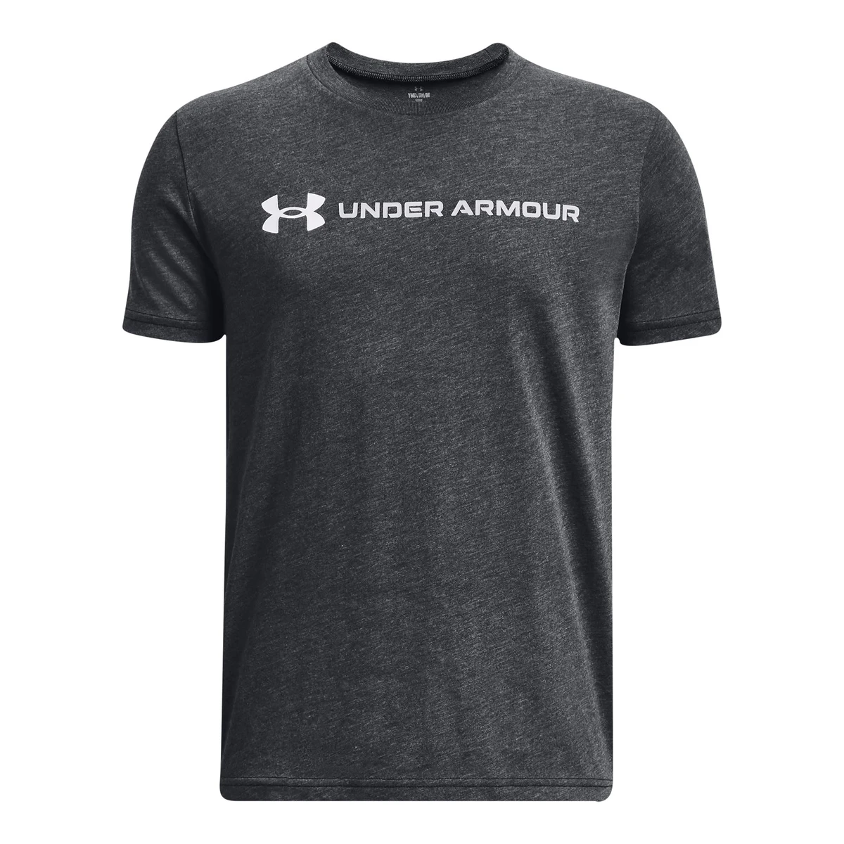 UA Logo Wordmark Boys' Short Sleeve 1