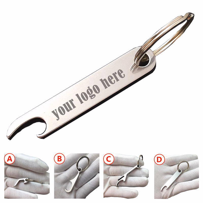 Mini Metal Keychain Bottle Opener MOQ50