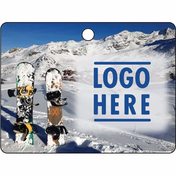 Full Color Acrylic Ornaments - Snowboards