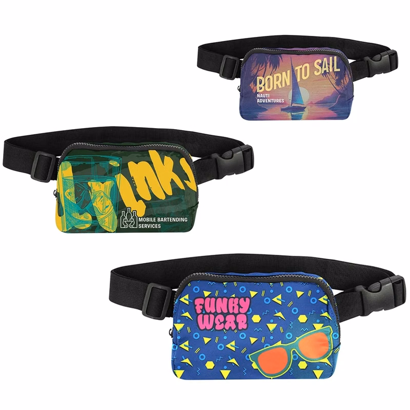 Custom All over print Belt Bag with Quick Turnaround Time