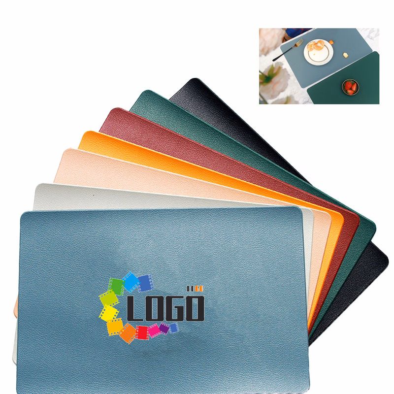 Non-Slip Leather Table Mat