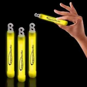 Yellow 6" Premium Glow Light Stick 1